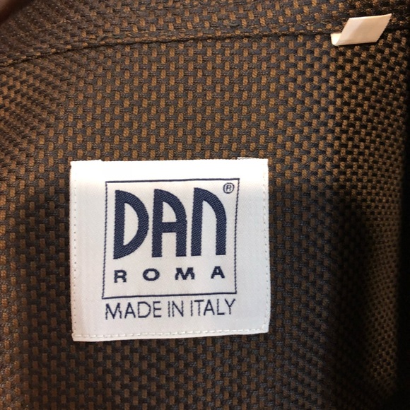 NWOT Dan Roma Button Up Shirt, Purchased in Italy - Picture 6 of 8